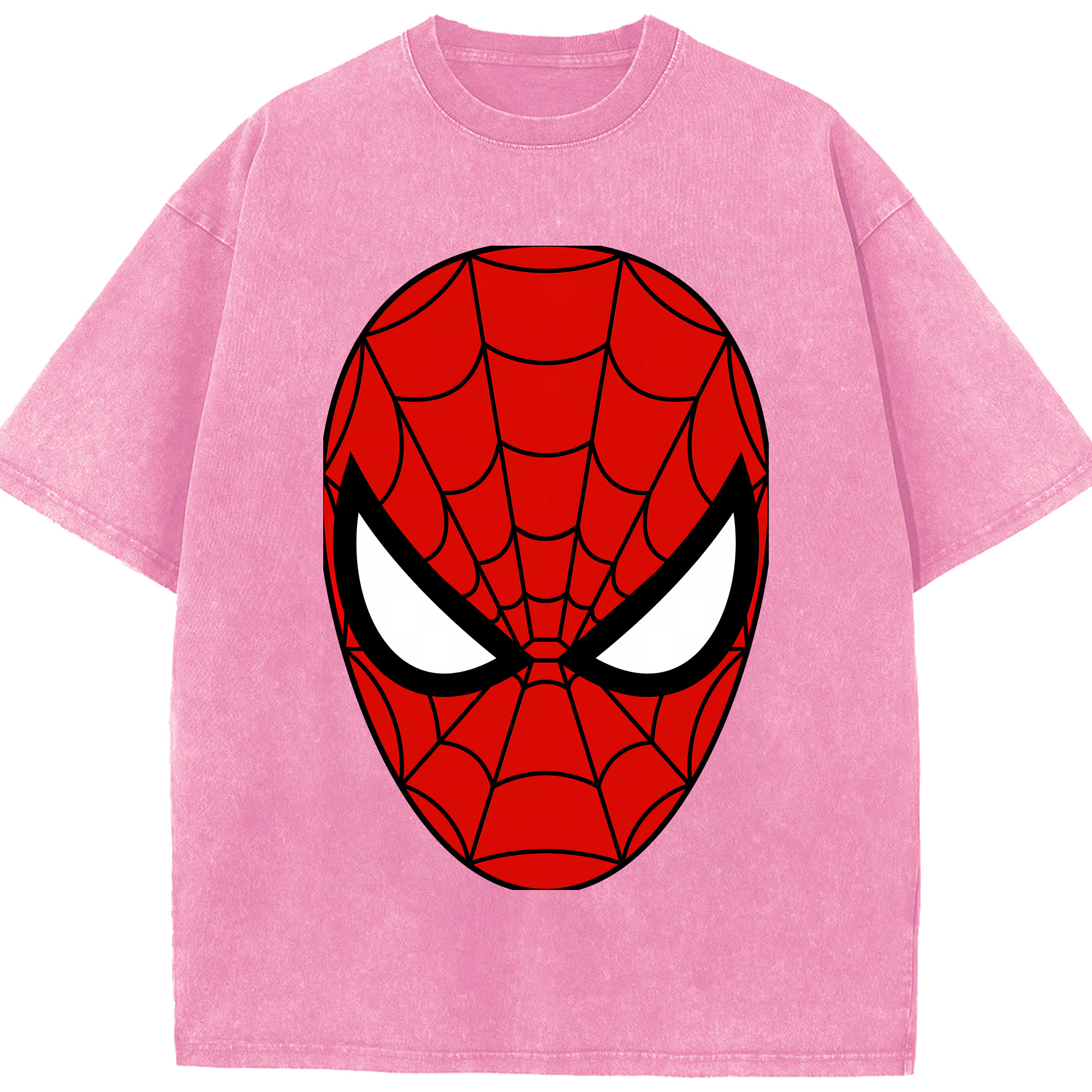 （画像用） Spider Man スパイダーマン 綿100% ヴィンテージ風 半袖Tシャツ（フロントプリント）